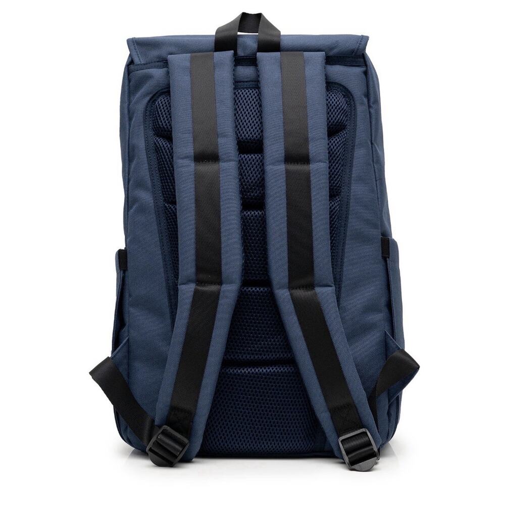 U.S. Polo Assn. Unisex Top Loader Flap Backpack, Water-Resistant, Navy Blue NWT - Picture 2 of 10